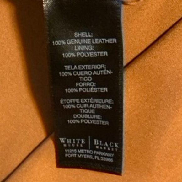 WHBM: Moto Leather Jacket - Picture 10 of 12